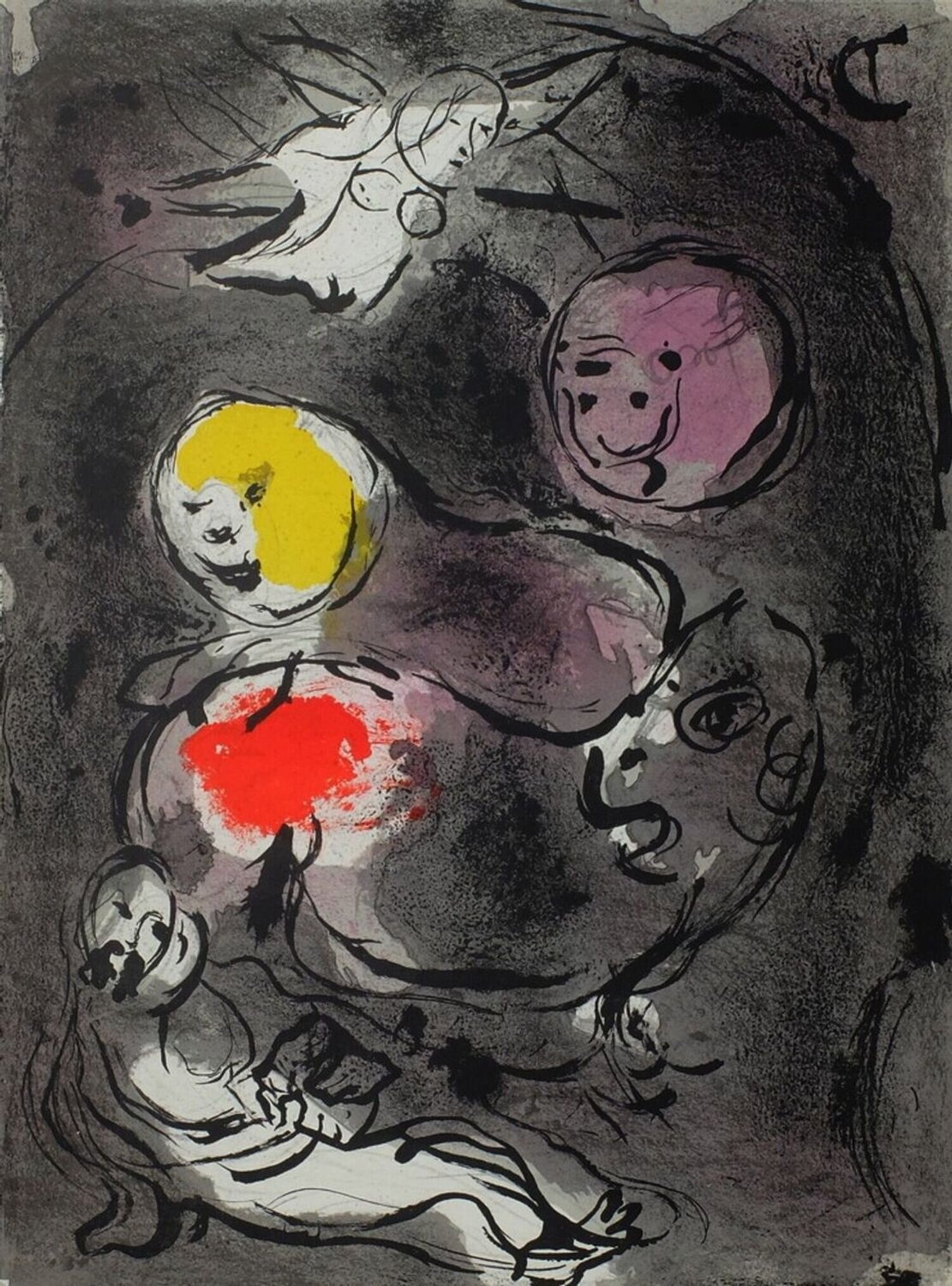 Bible - Le prophète Daniel avec les Lions Marc Chagall