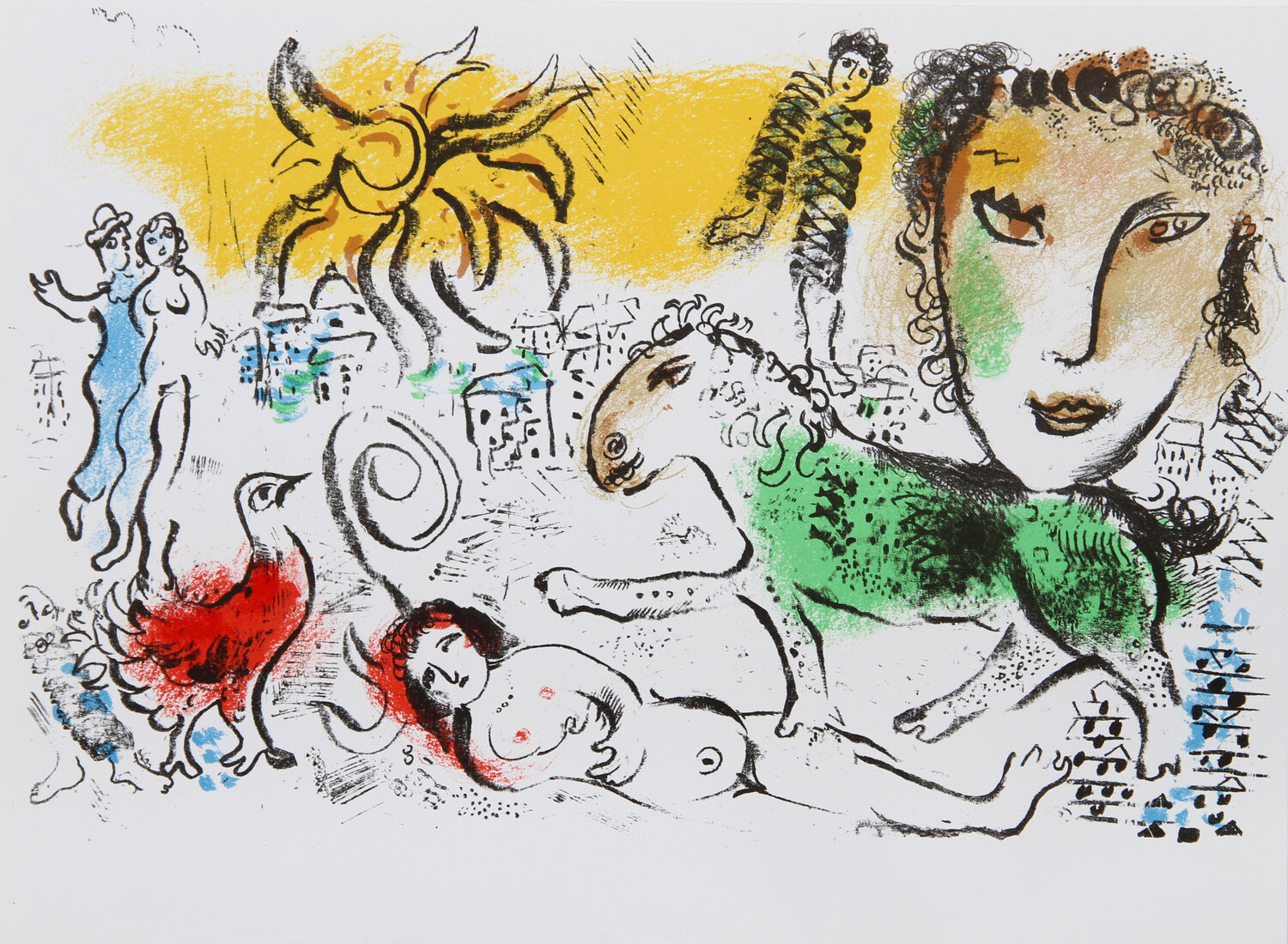Homecoming from XXe Siecle. Chagall Monumental Marc Chagall