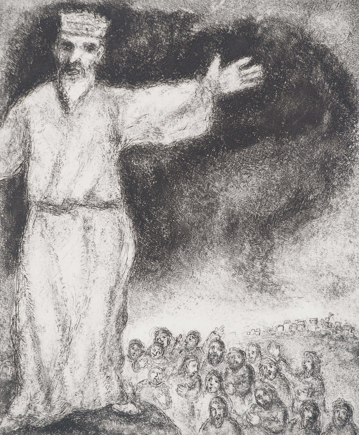 Josué arrête le soleil, c Marc Chagall