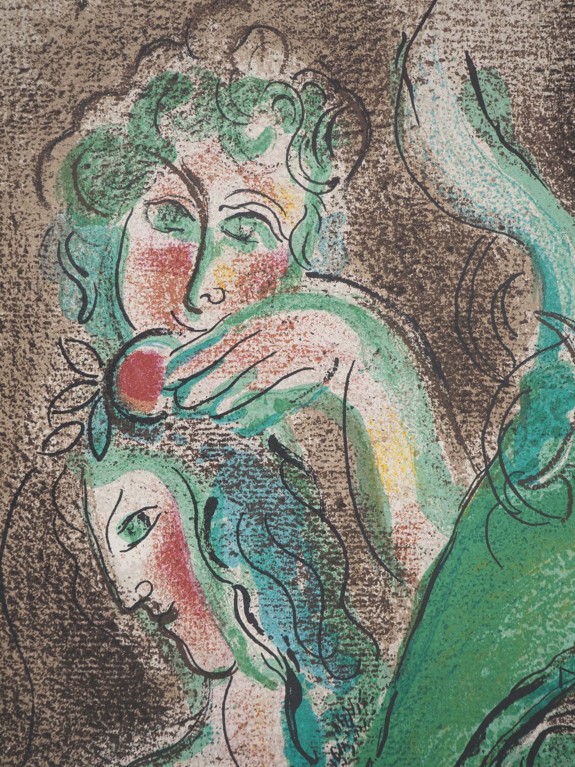 La Bible : Adam et Eve au Paradis Marc Chagall