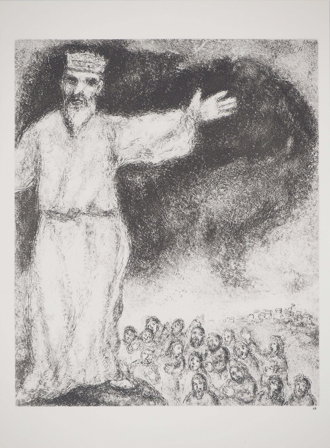 Josué arrêtant le soleil Marc Chagall Print for sale