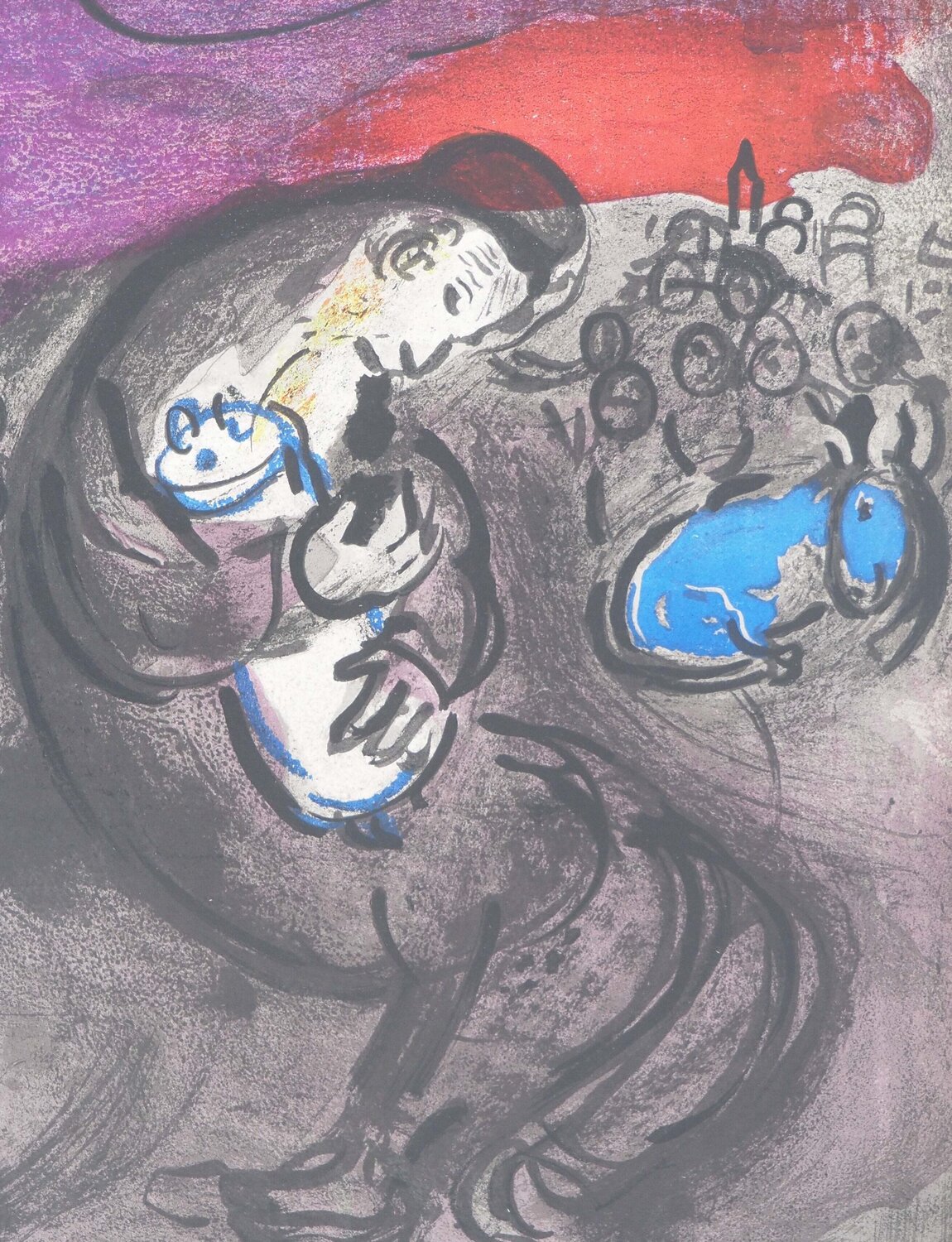 La Bible, Le berger endeuill Marc Chagall