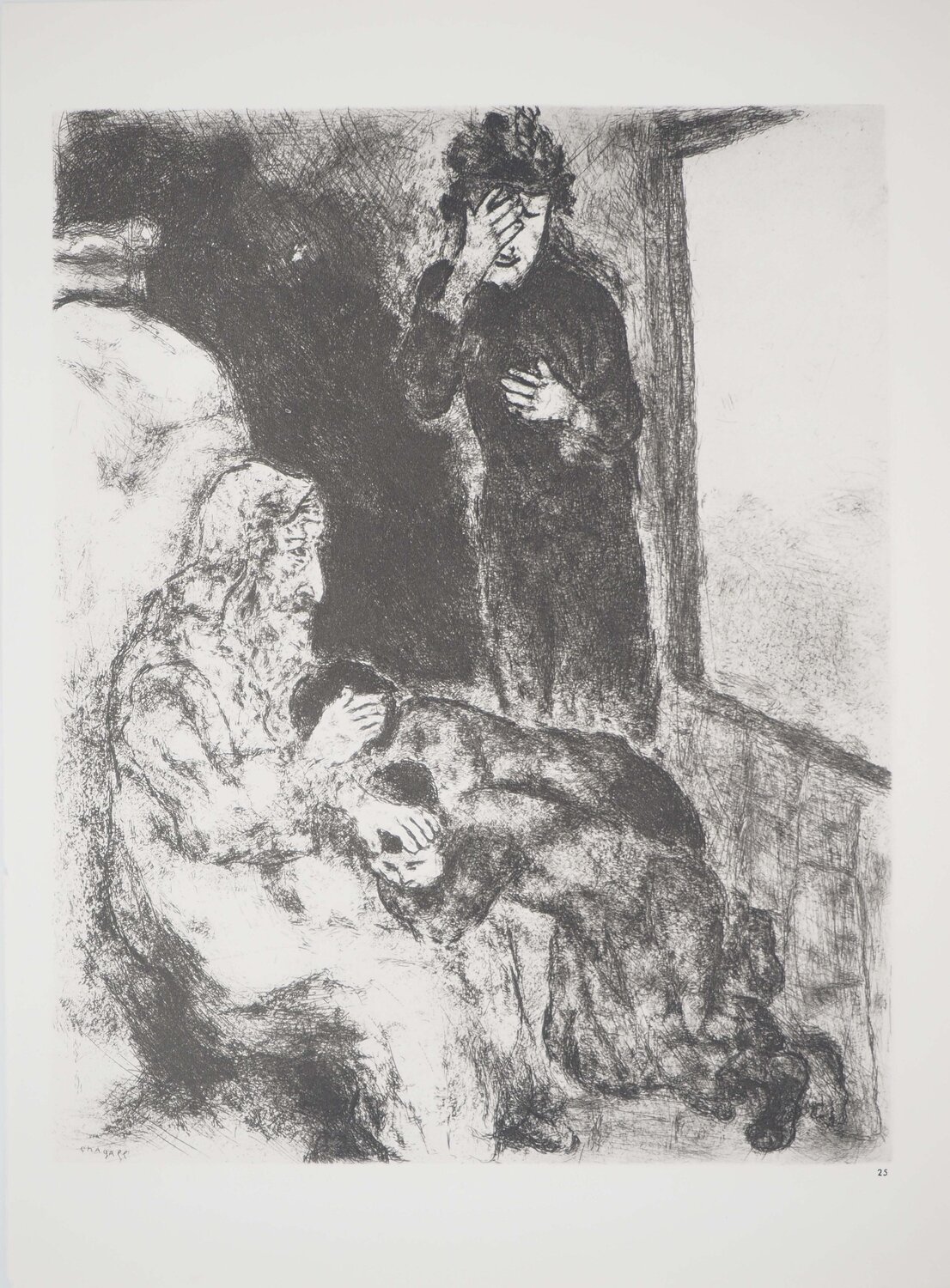 La bénédiction des fils de Joseph Marc Chagall Édition à vendre