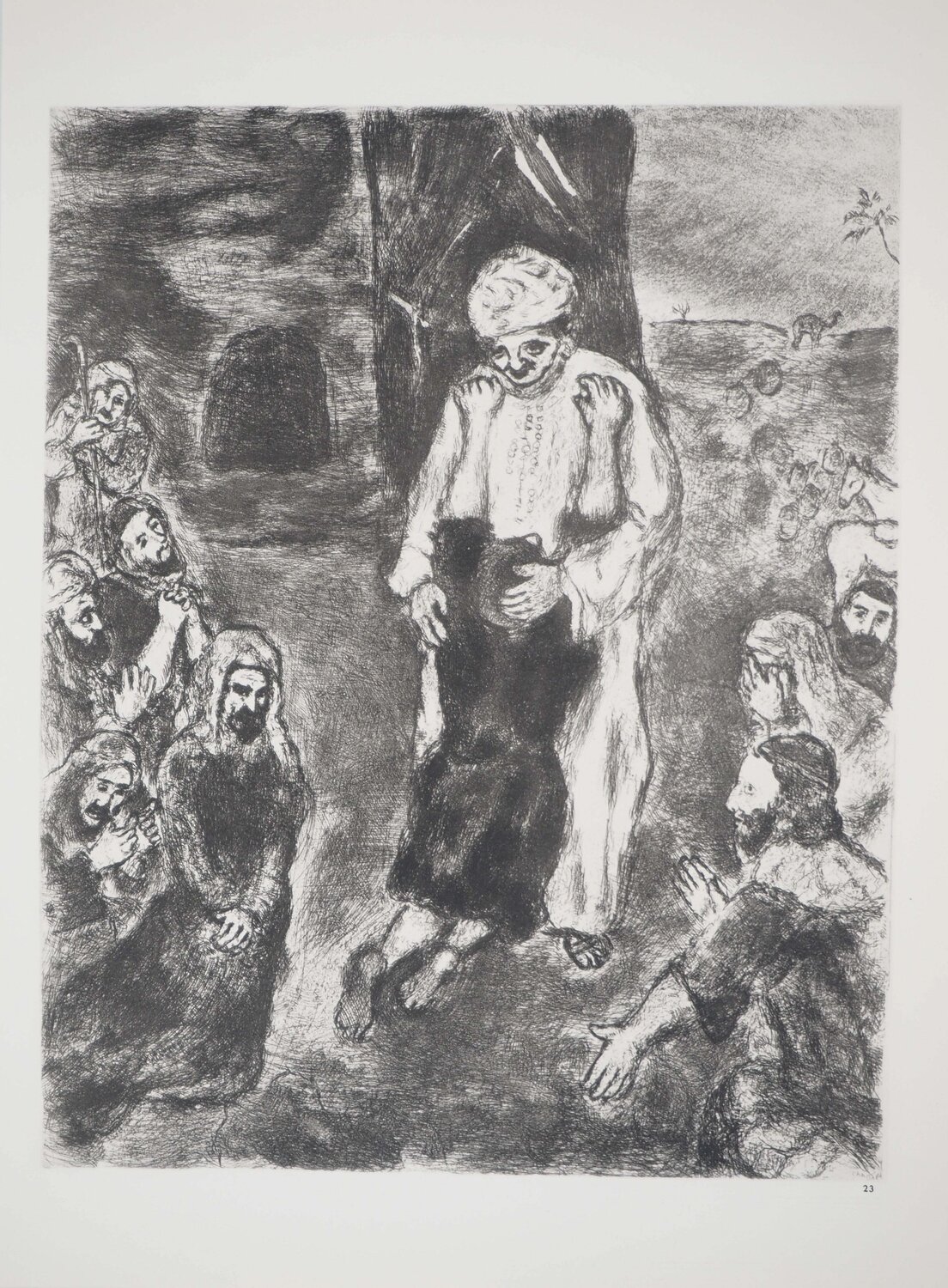 Joseph pardonne à ses frères Marc Chagall Stampa in vendita