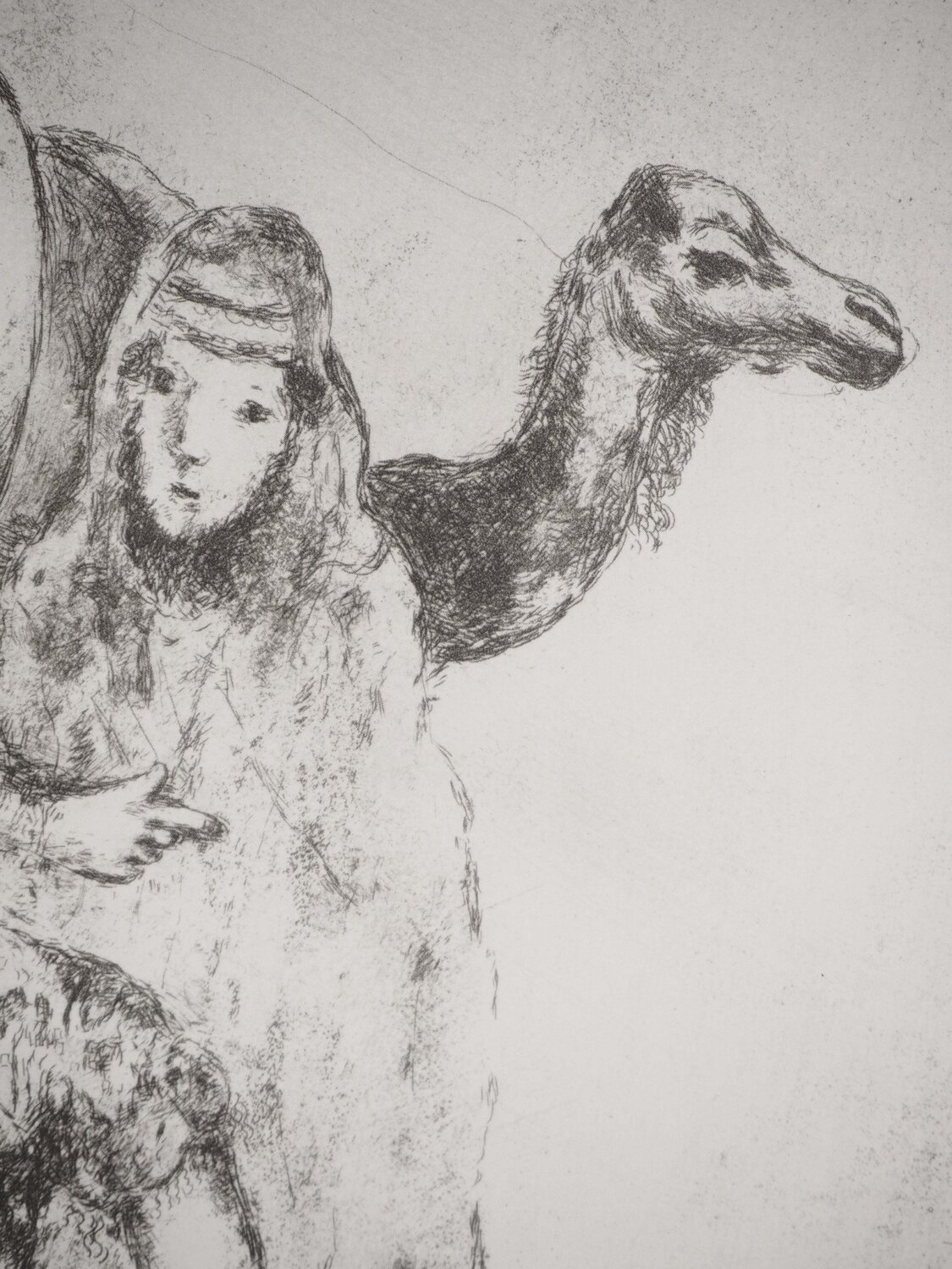 Rébecca donnant à boire au serviteur Marc Chagall Druck zu verkaufen