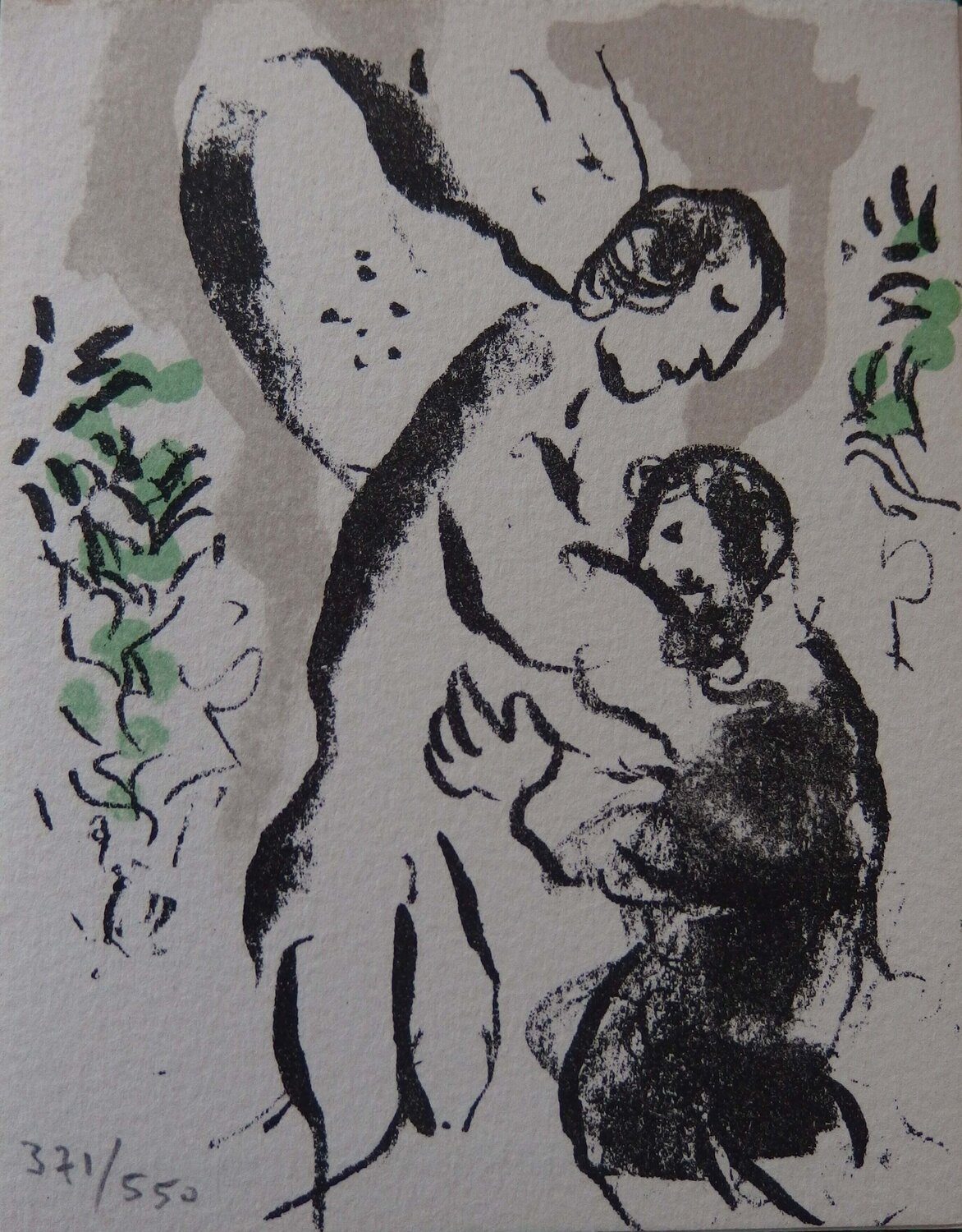 L'ange réconfortant Marc Chagall Print for sale