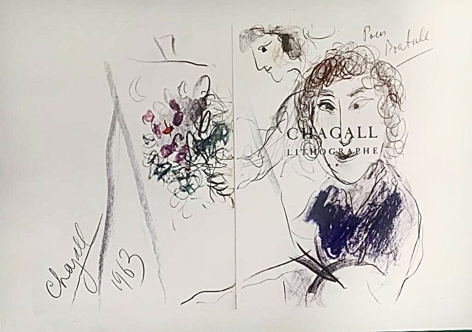 Le peintre au chevalet Marc Chagall