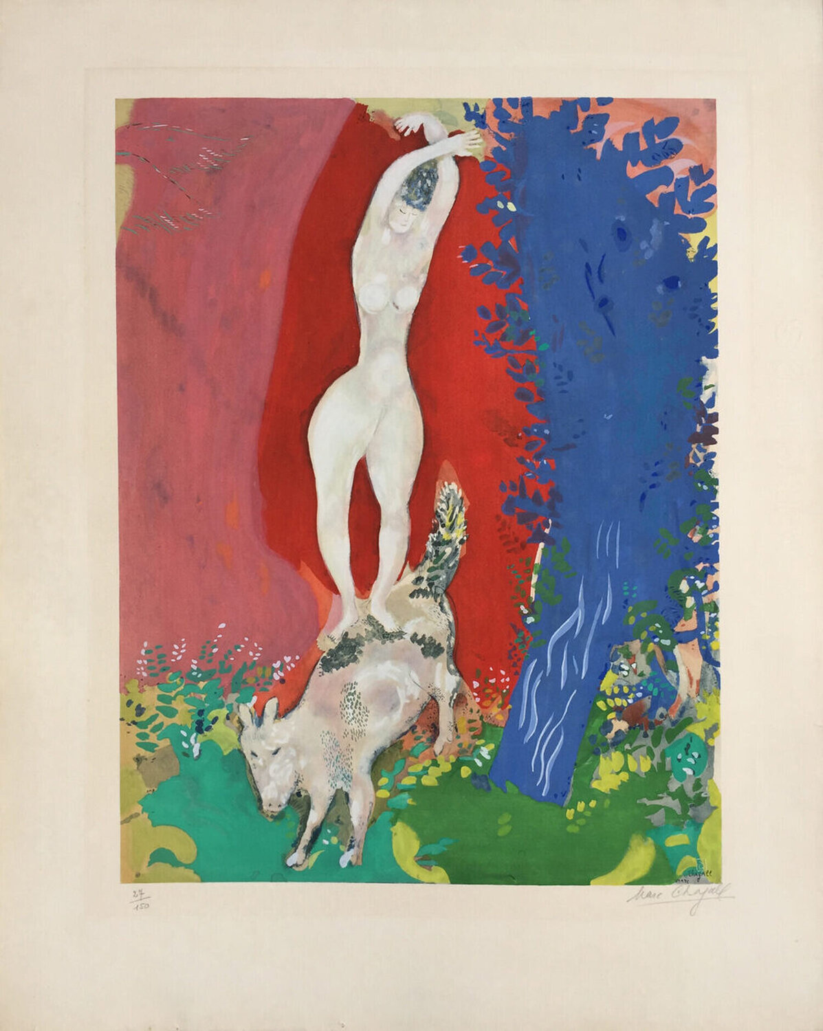 Femme de Cirque (Circus Woman) Marc Chagall