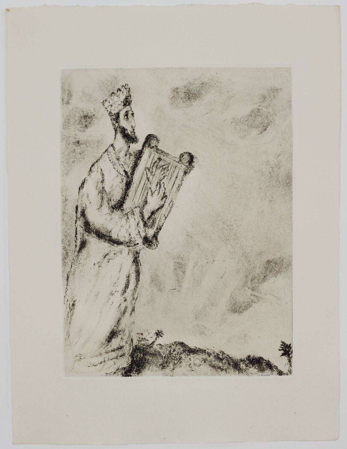 David's Lament Marc Chagall