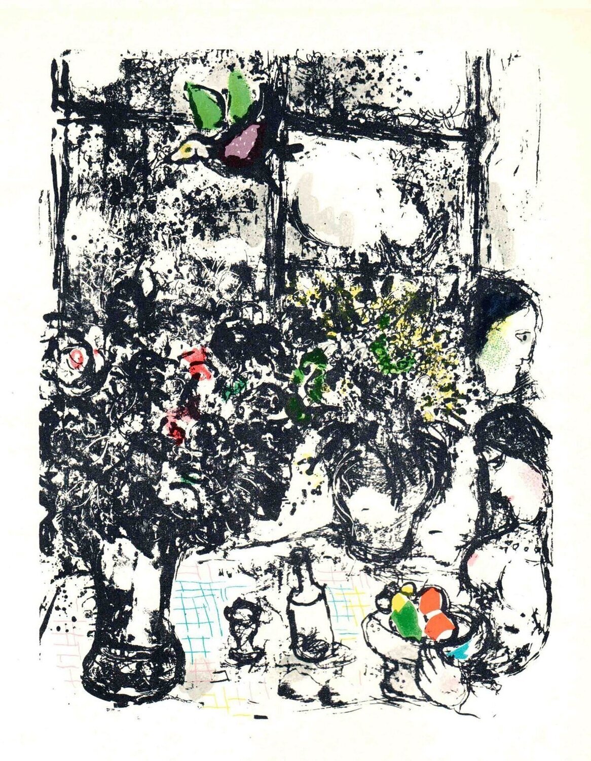 Nature Morte Au Bouquet Marc Chagall