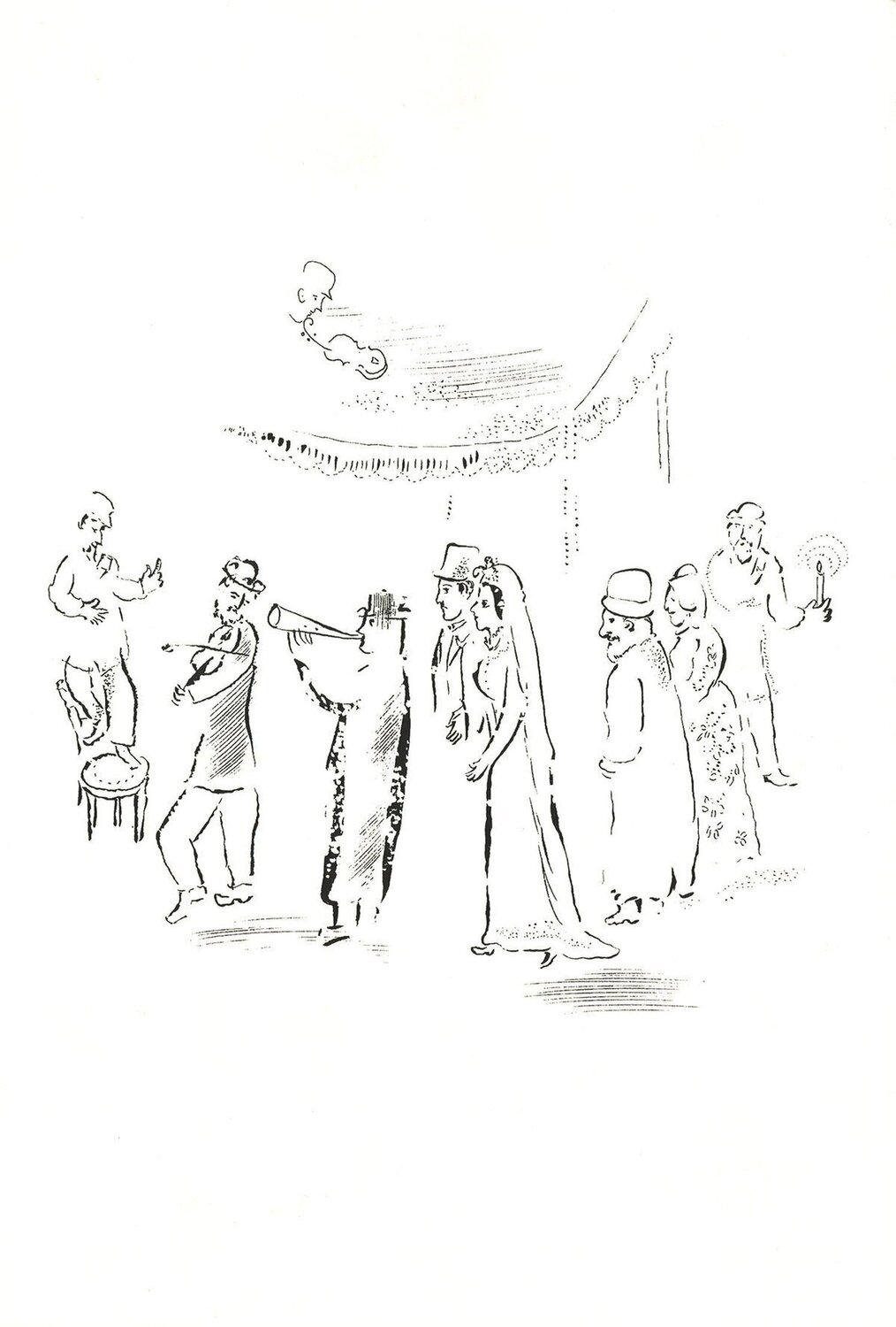 Wedding Procession Marc Chagall