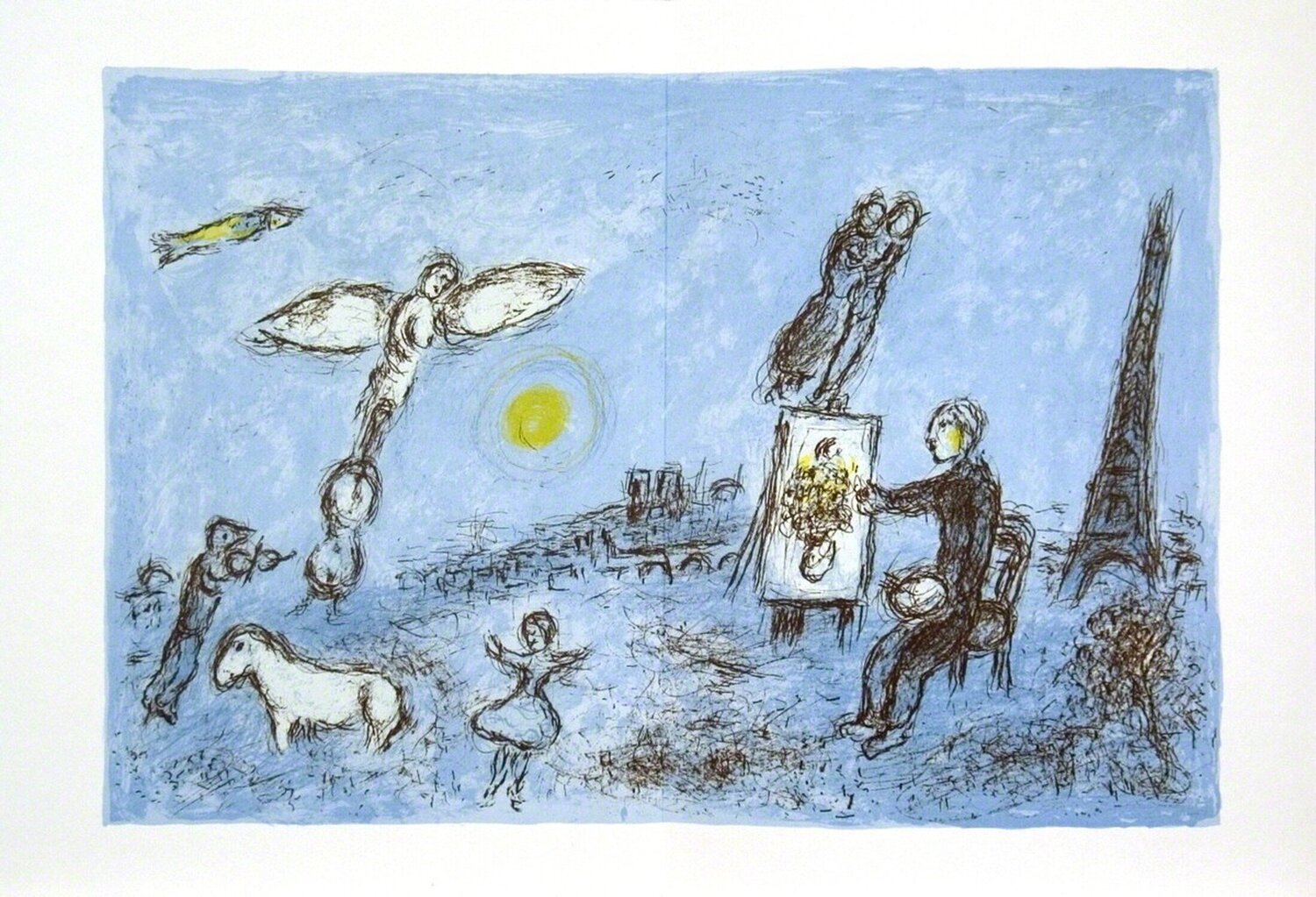Le Peintre Et Son Double Marc Chagall