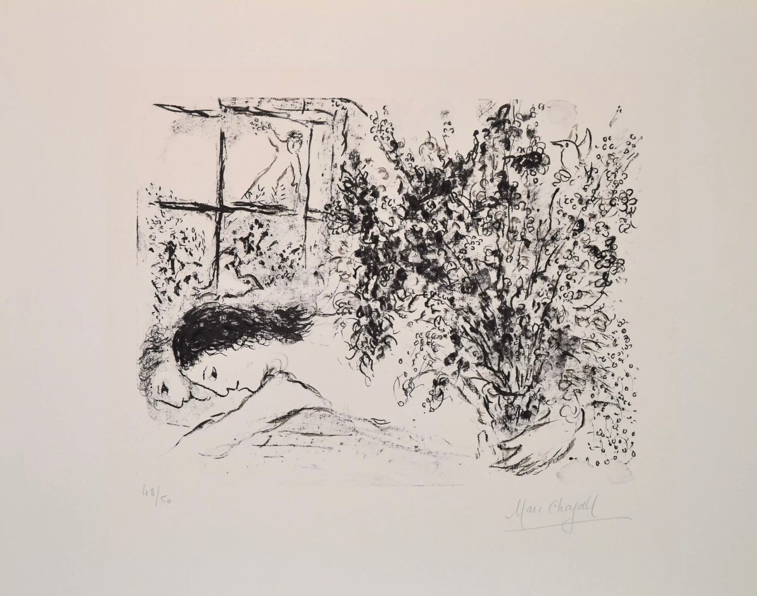 By the window - M624 Marc Chagall