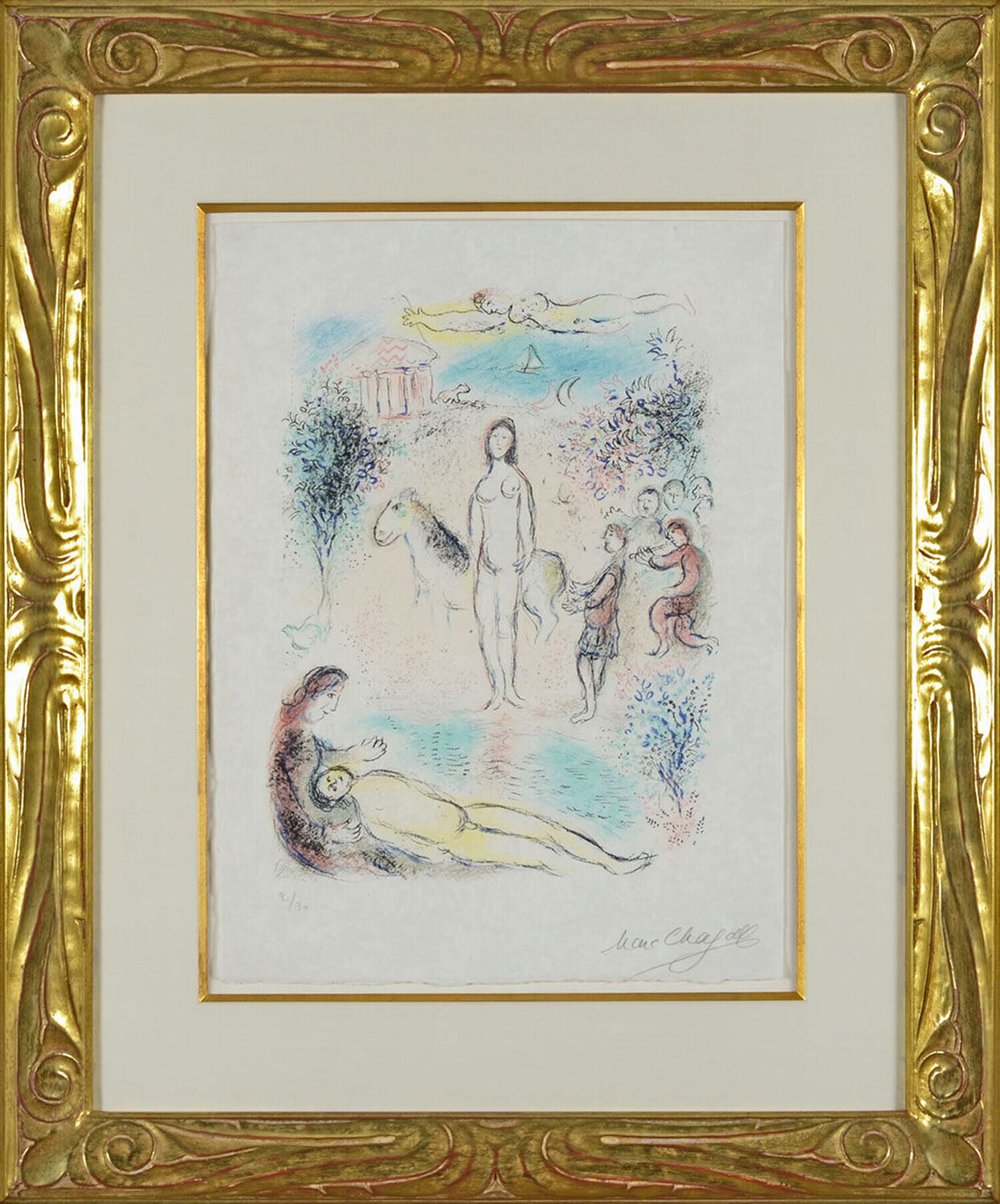Frontispiece, Second Volume (M.788, L'Odyssée) Marc Chagall