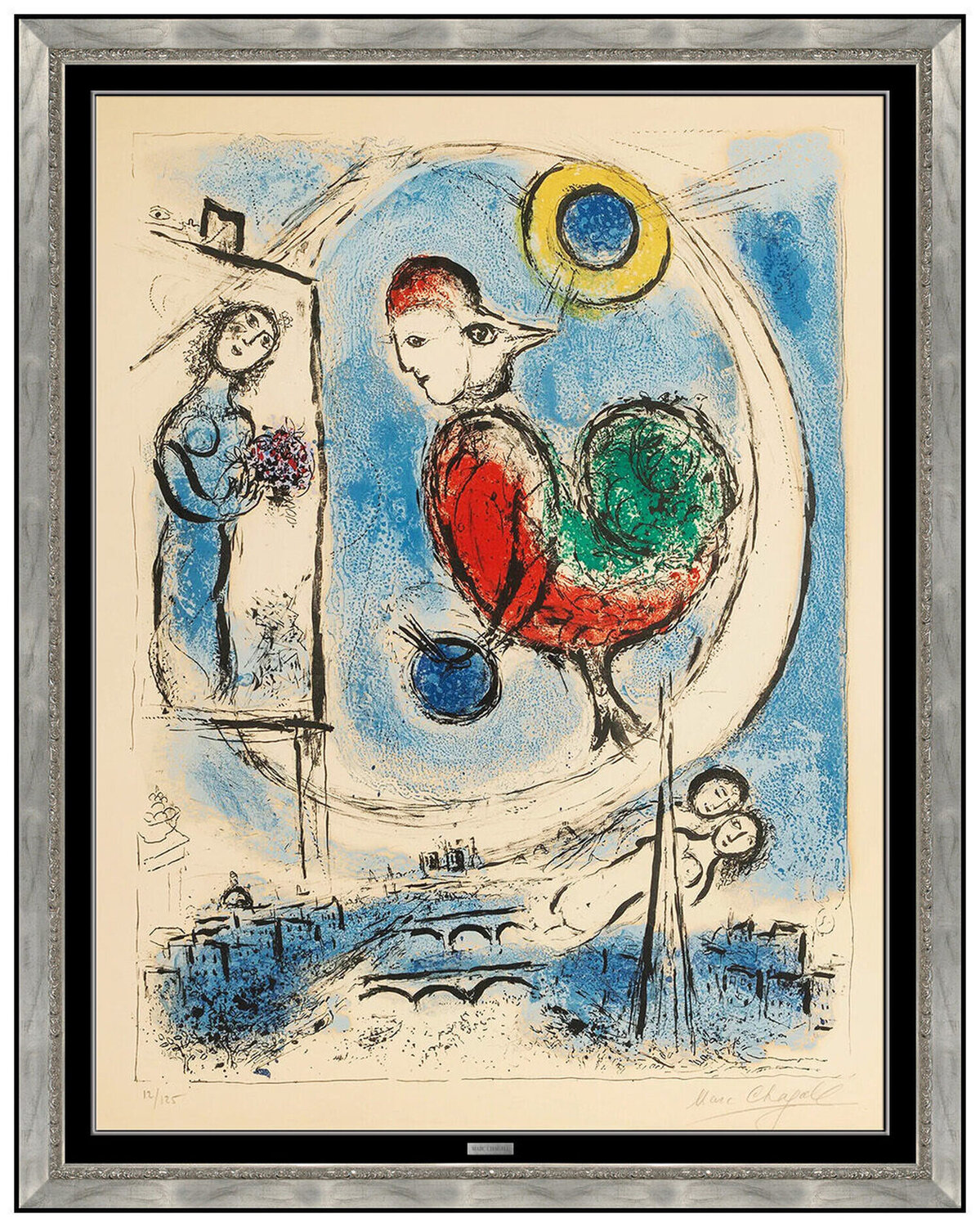 Le Coq Sur Paris Marc Chagall