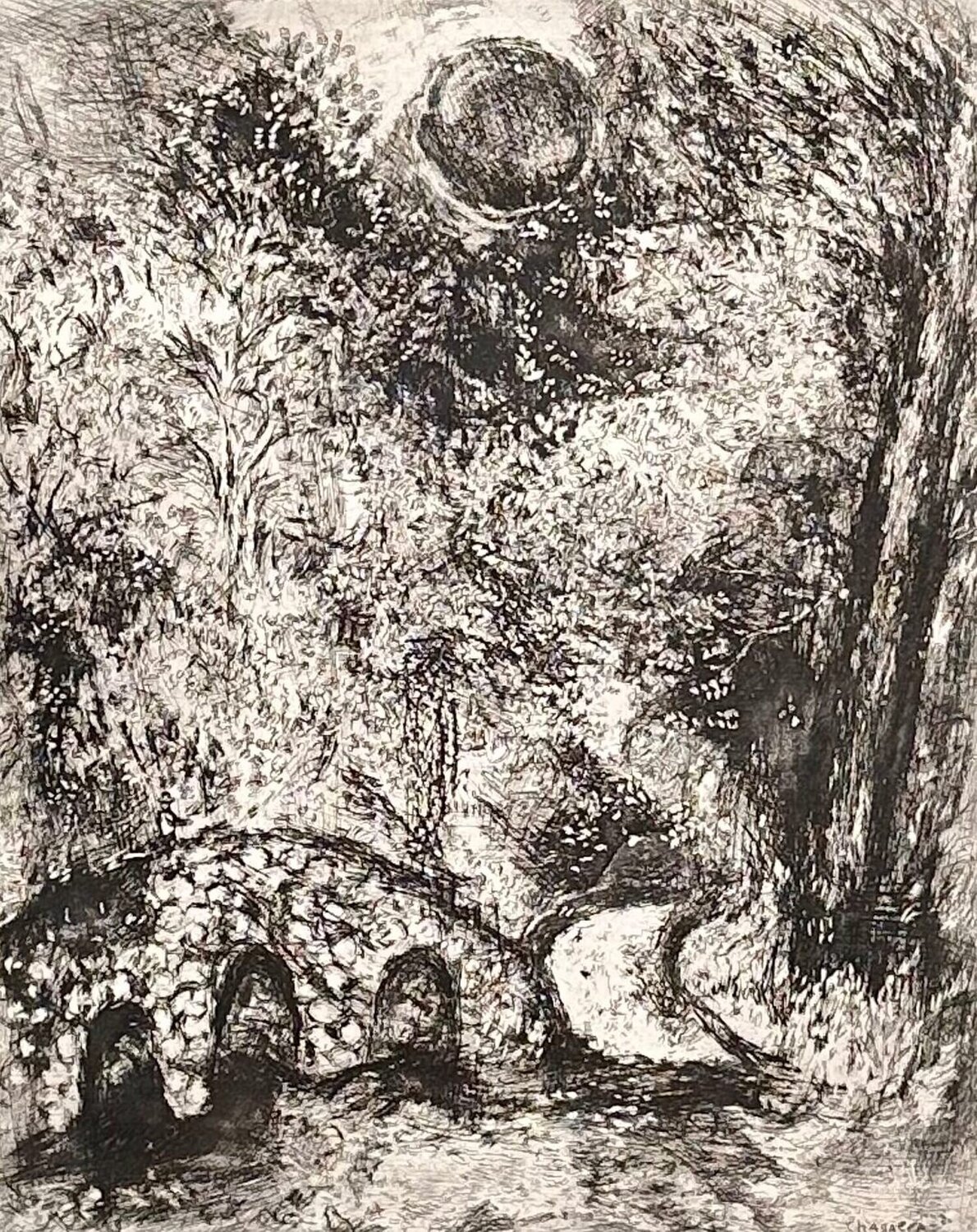 The Sun & The Frogs Marc Chagall