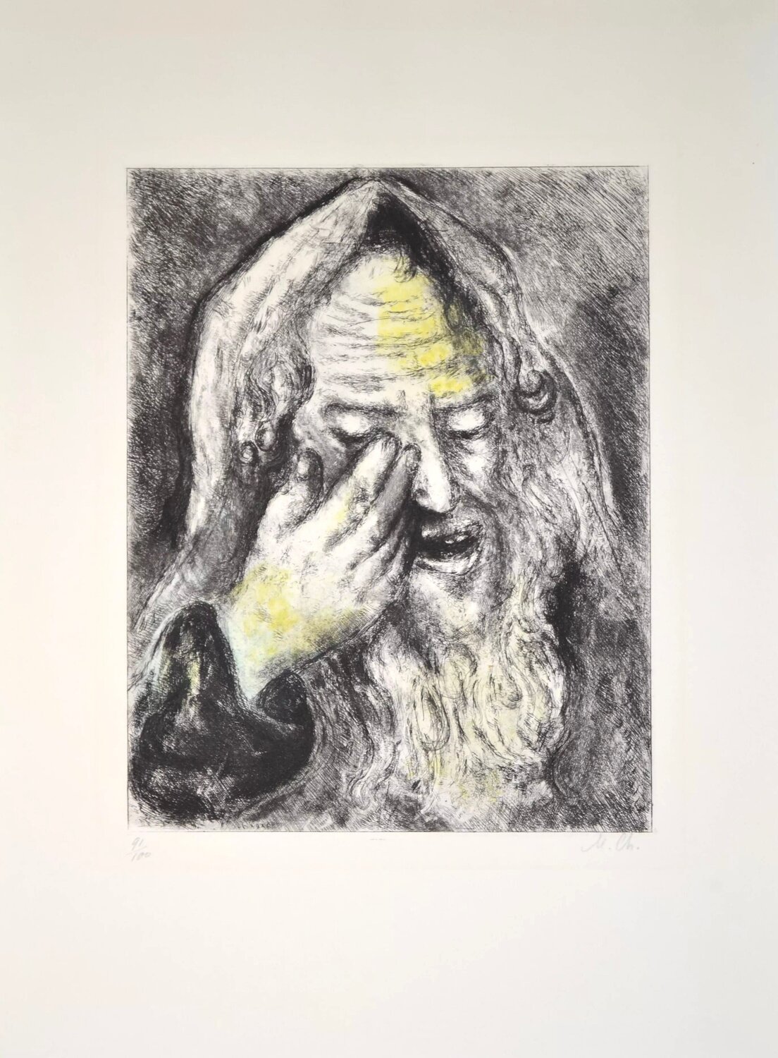 The suffering of Jeremiah - MCH103 Marc Chagall