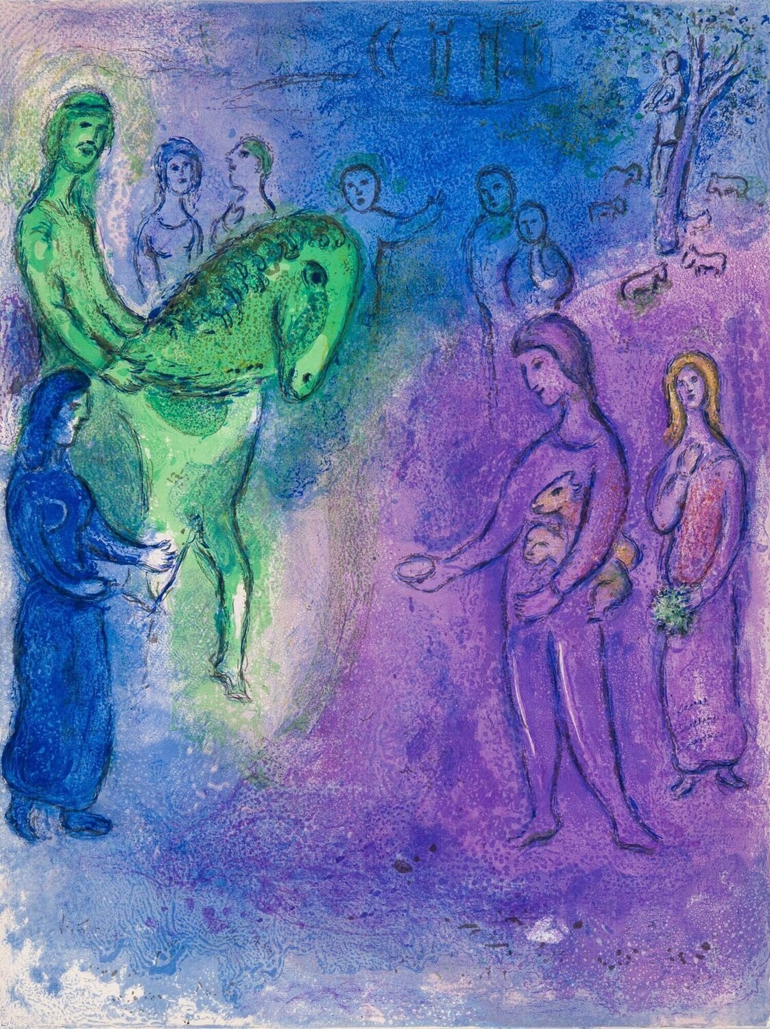 The Arrival of Dionysophanes Marc Chagall