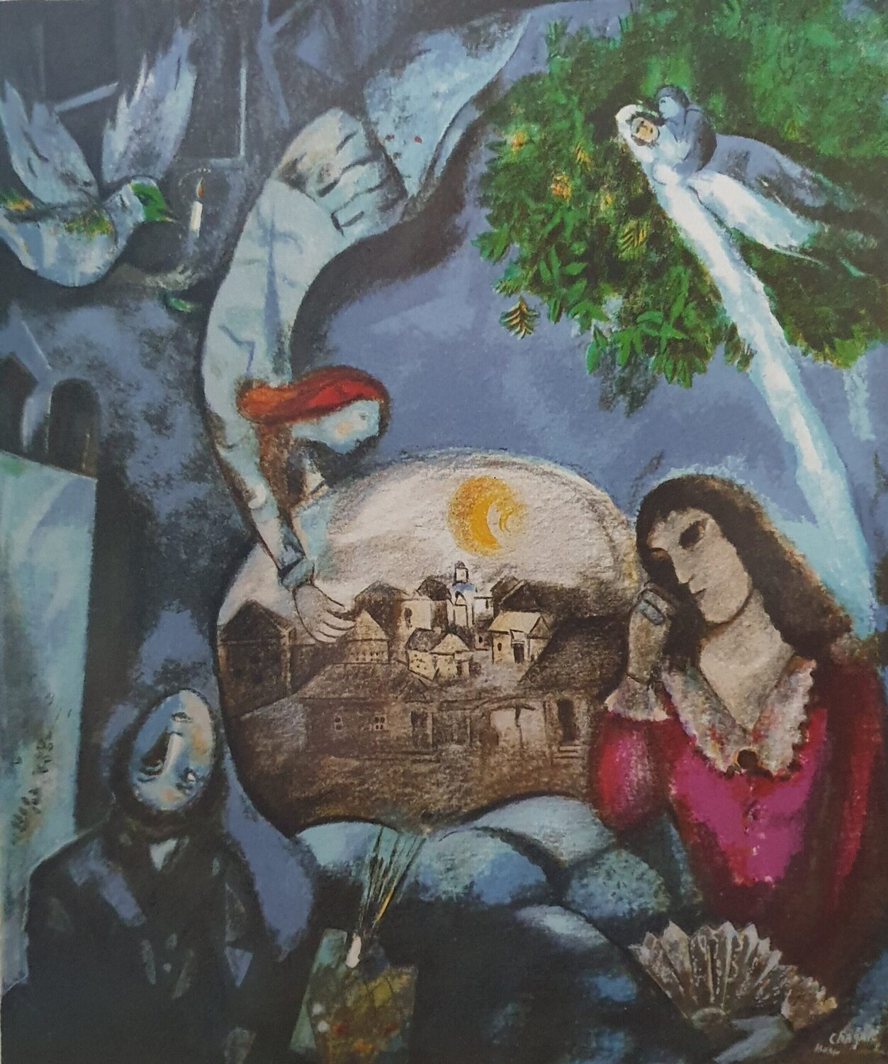 Autour d'elle Marc Chagall