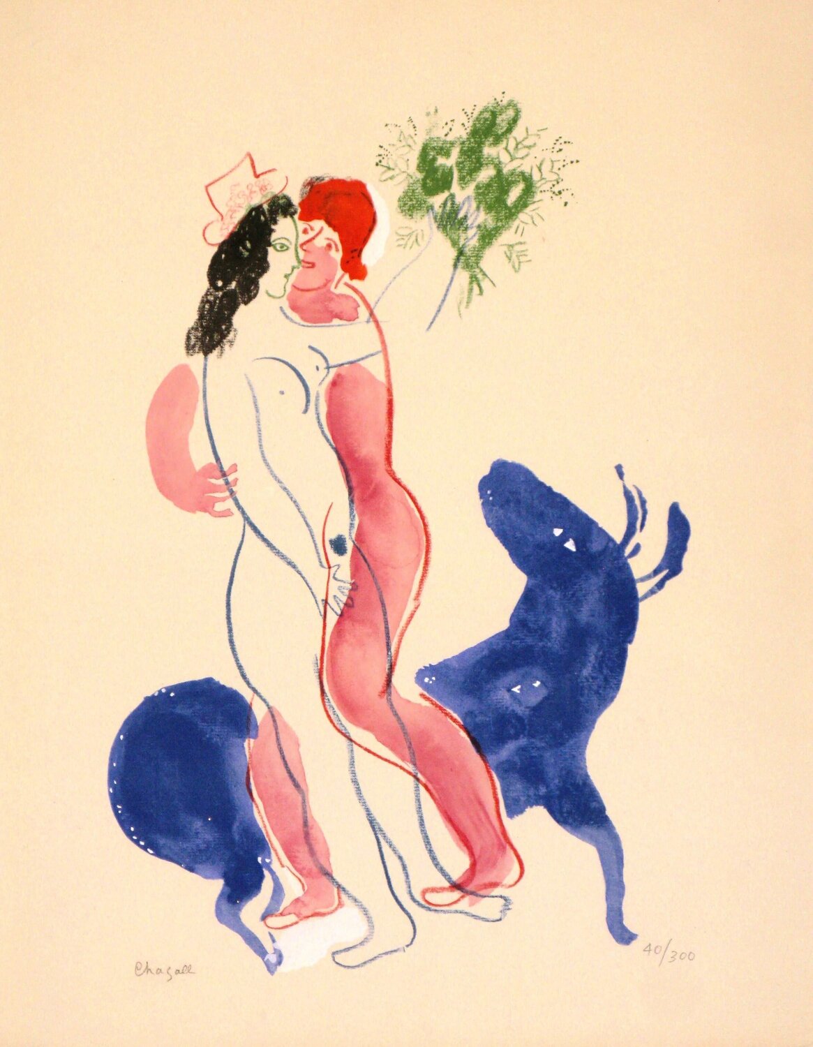 Colour Amour, La Bette Bleu Marc Chagall