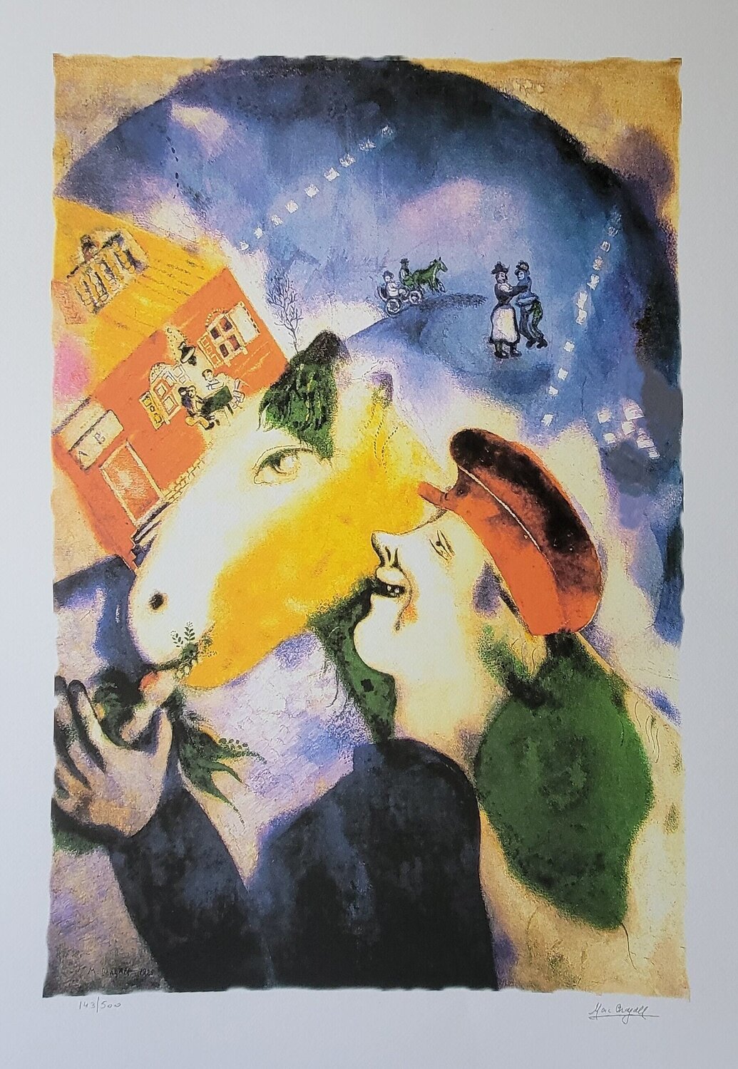 האוהבים Marc Chagall Druck zu verkaufen