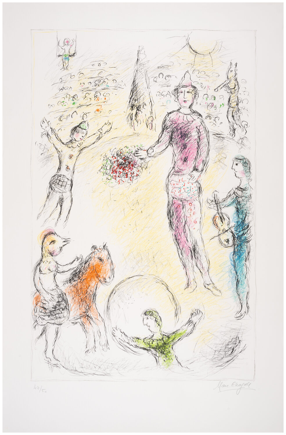 Les Clowns Musiciens Marc Chagall