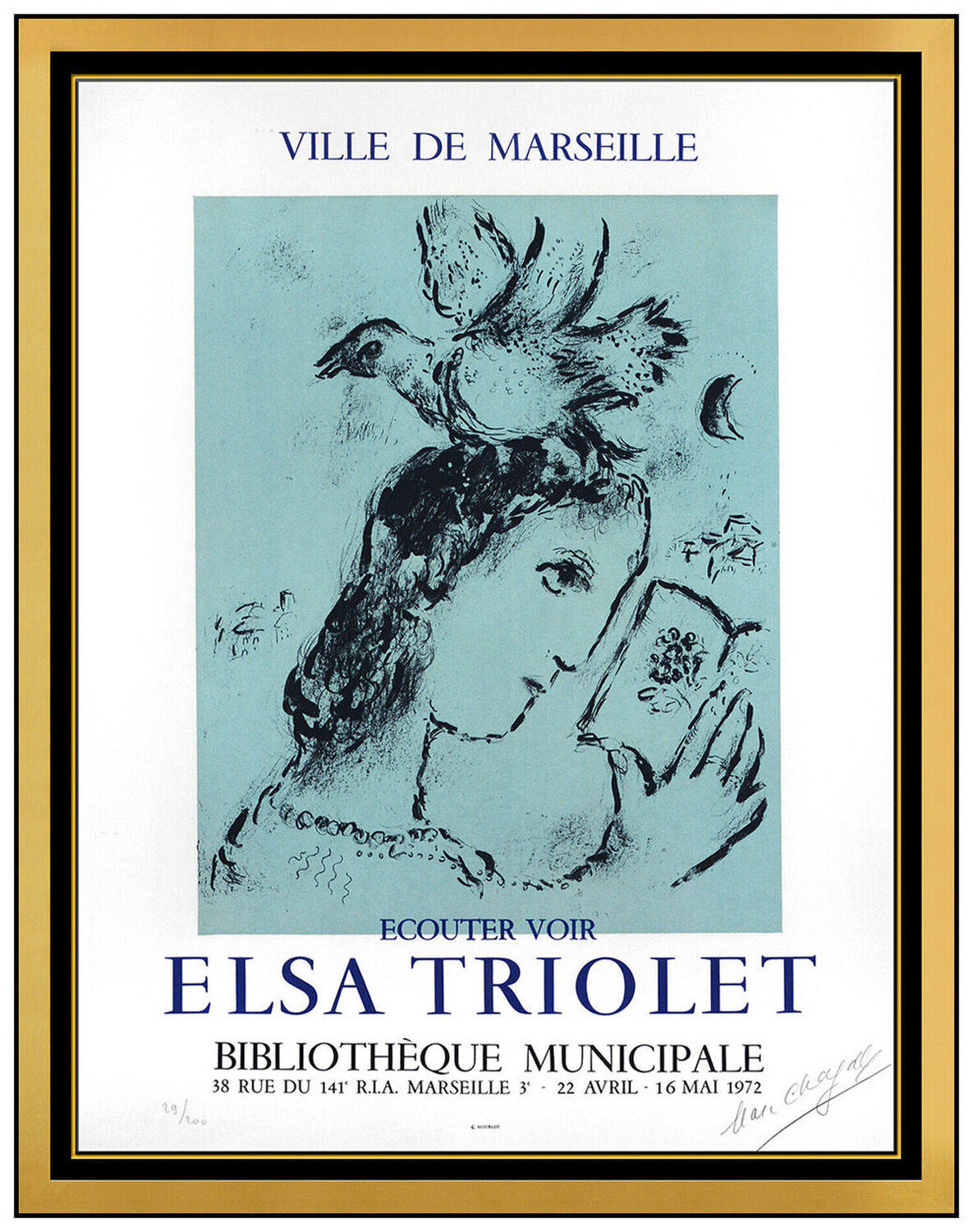 Hommage a Elsa Triolet Marc Chagall