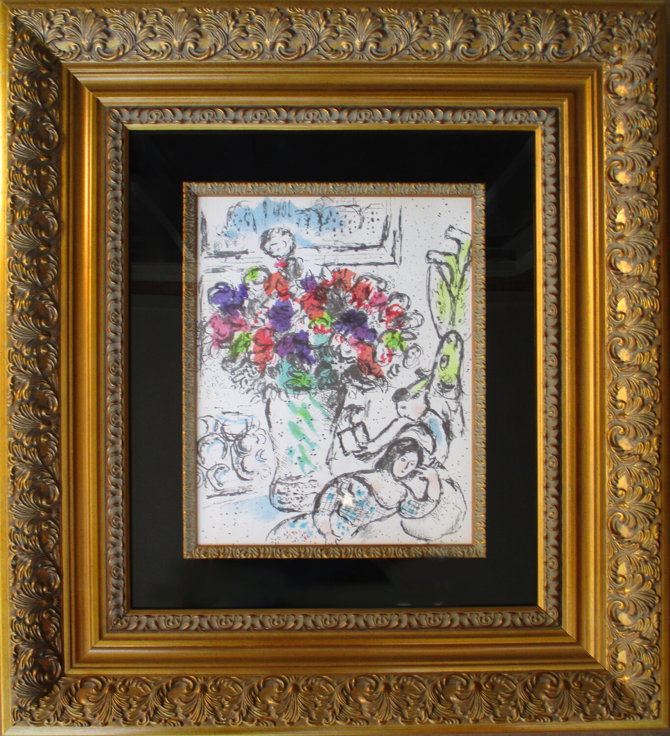 Les Anemones from  Lithographs IV (Frontispiece) Marc Chagall