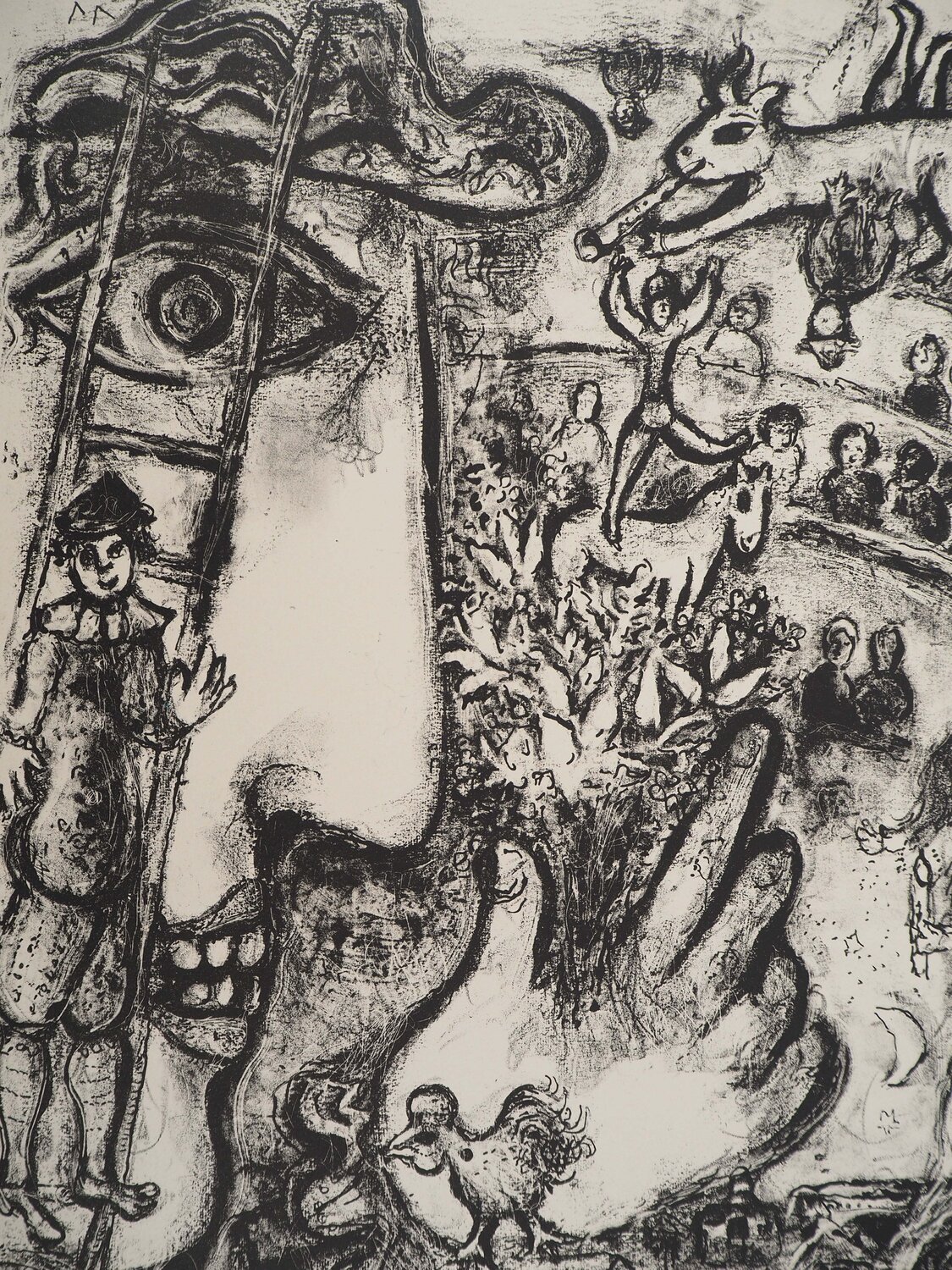 Le Cirque, Acrobates et funambules Marc Chagall