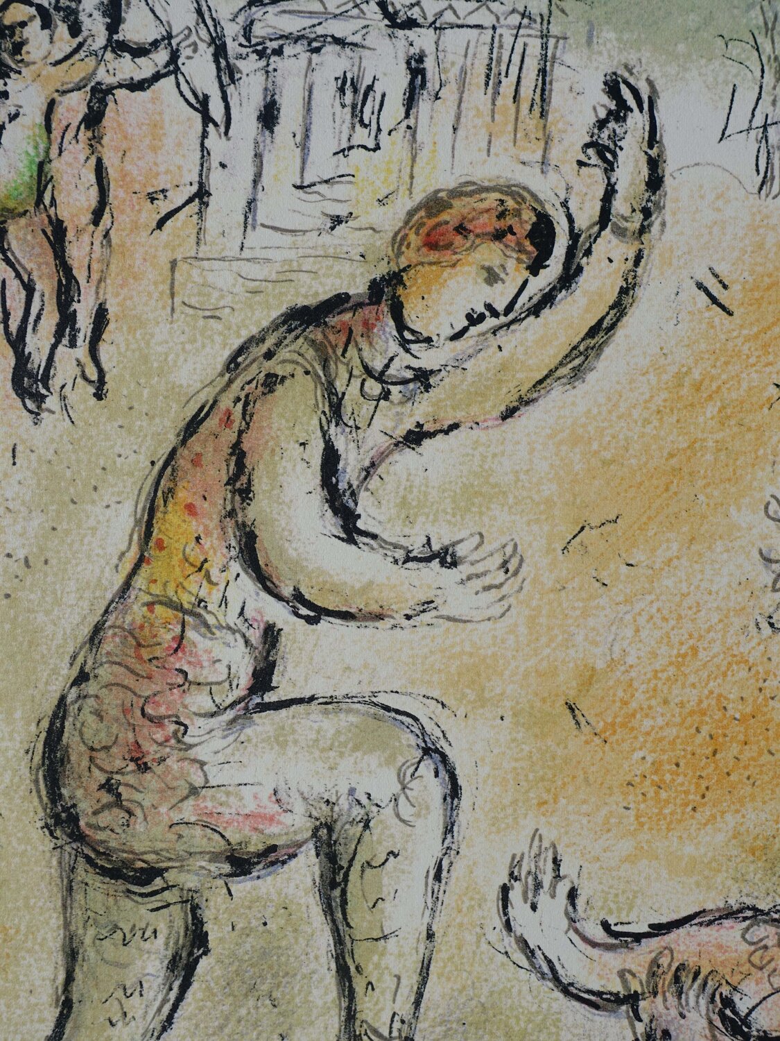 Le combat d'Ulysse et Iros Marc Chagall