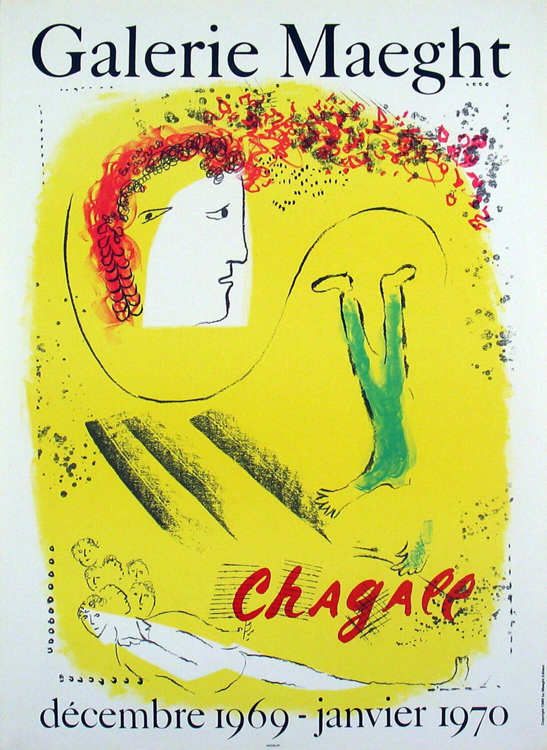 The Yelllow Background Marc Chagall