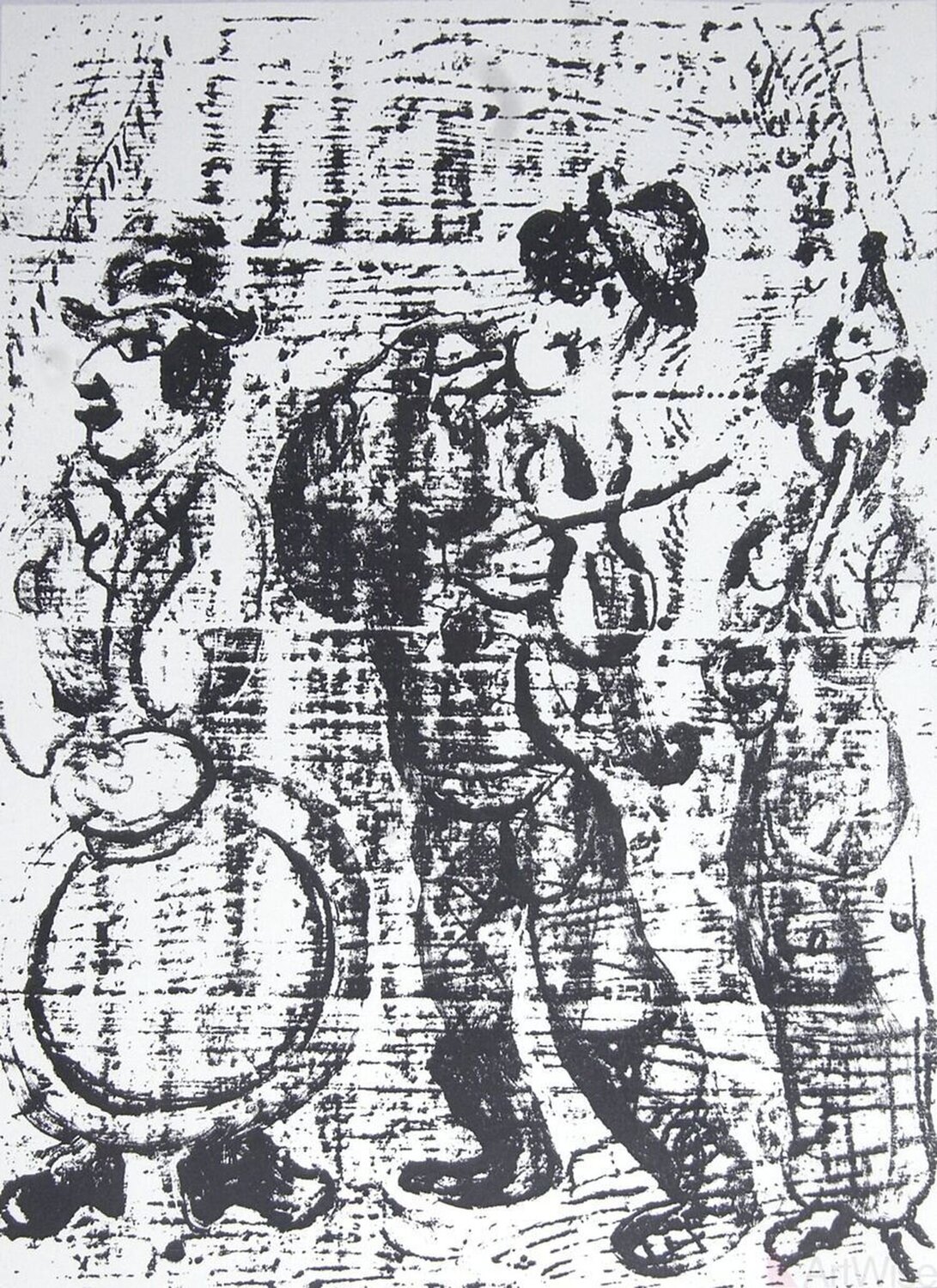 The Wandering Musicians Marc Chagall
