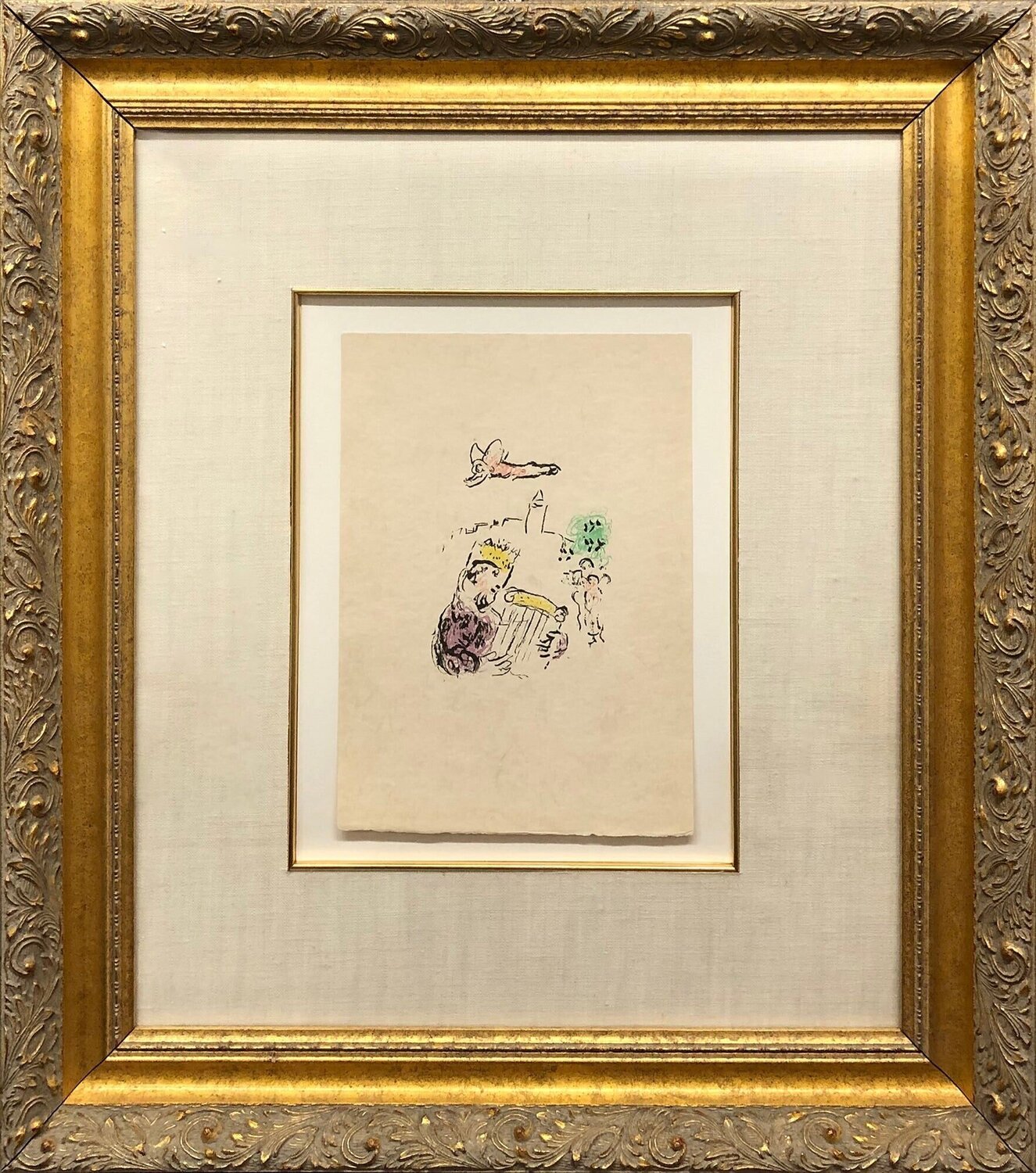King David (pink) Marc Chagall