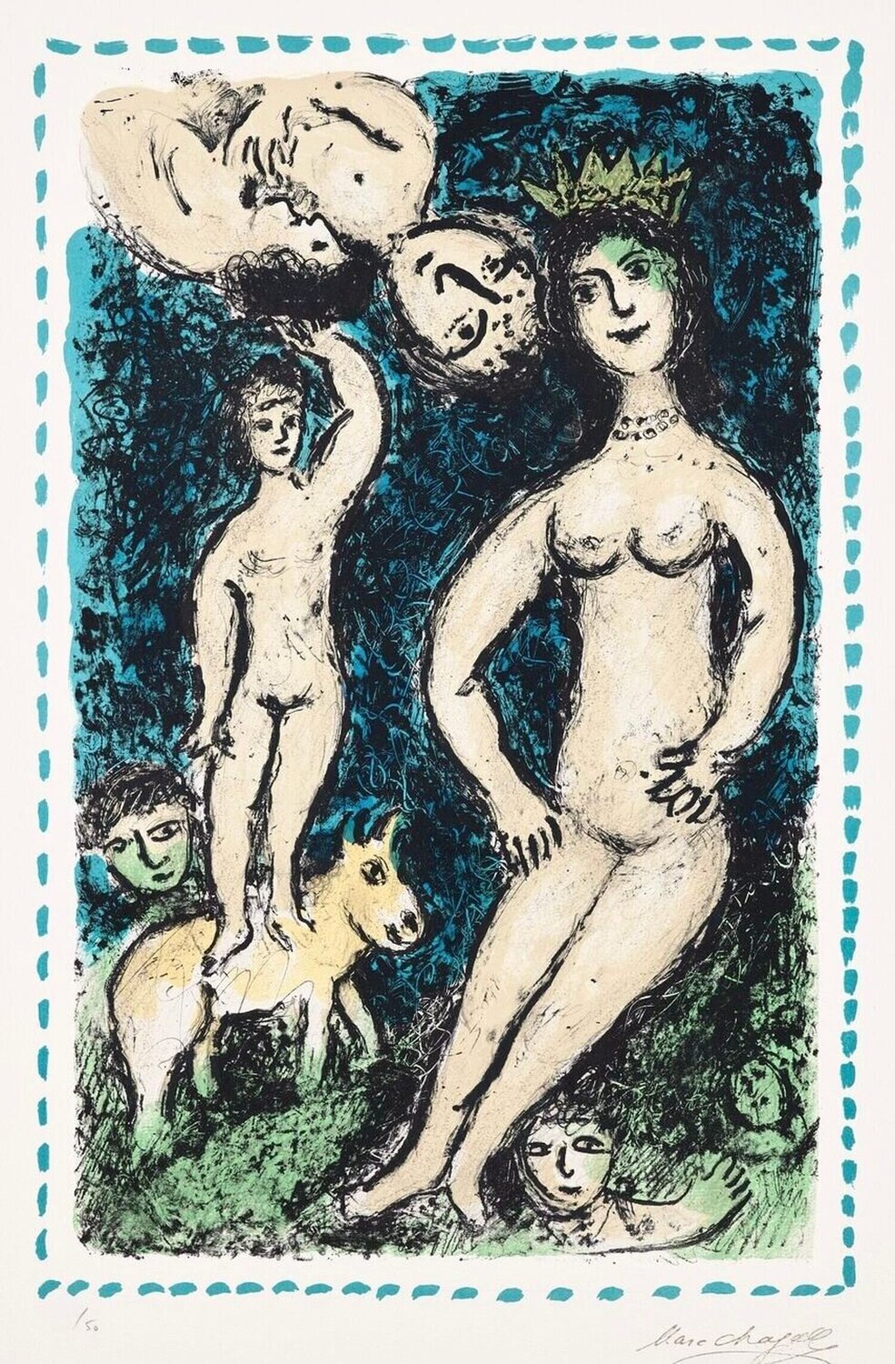 Le Nu Bleu Marc Chagall