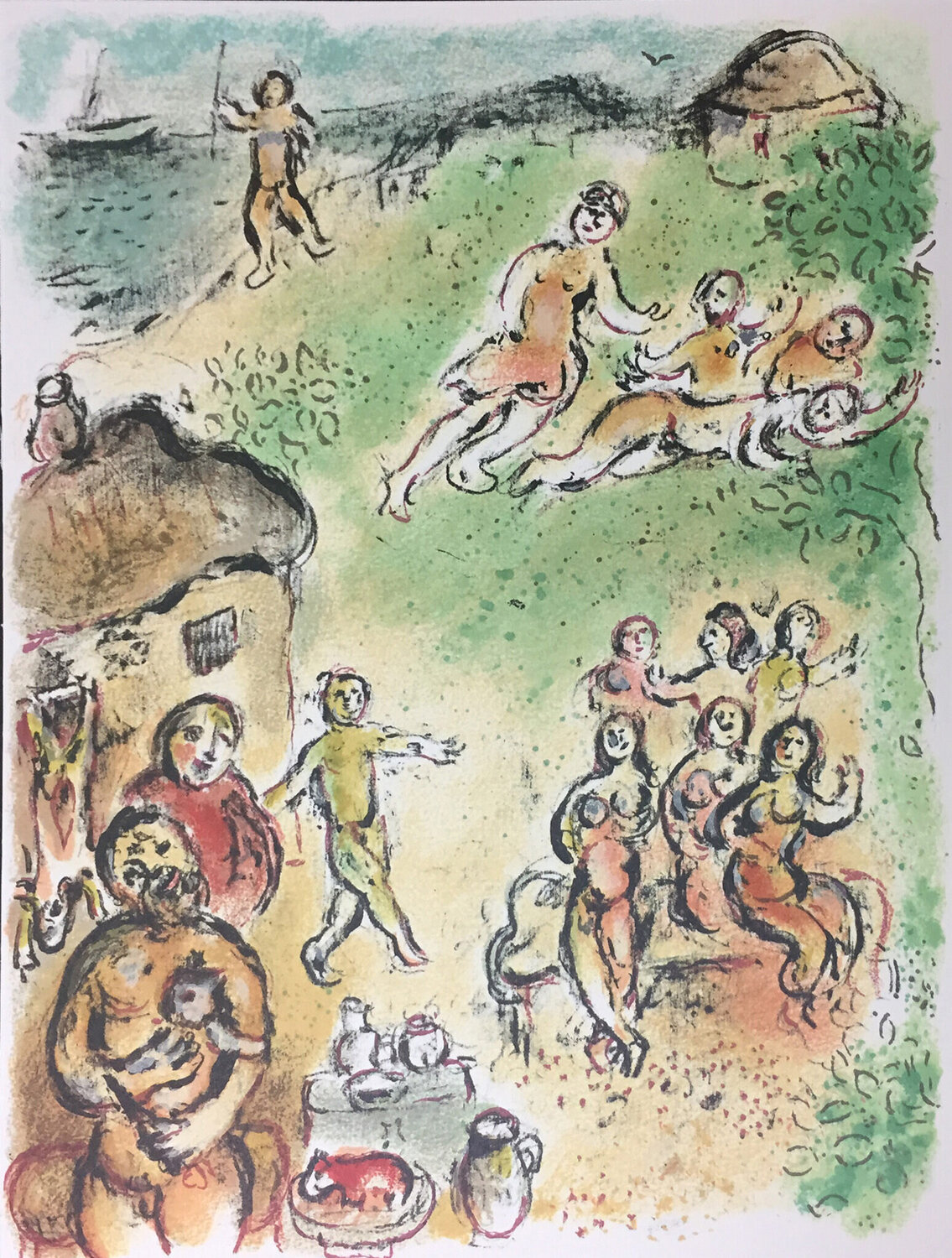 The Island of Aiolos, 1989 Marc Chagall Druck zu verkaufen