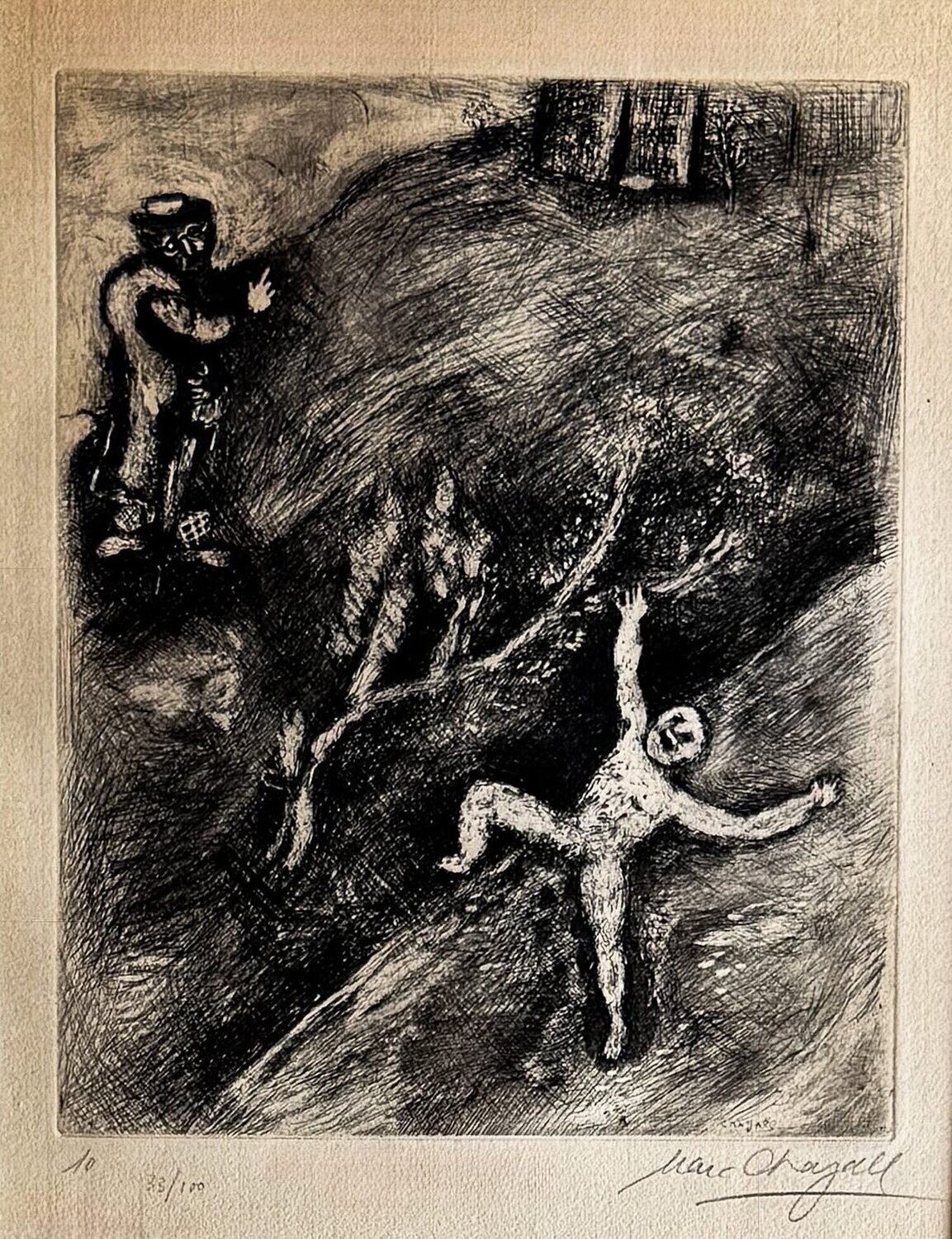 L'Enfant et le Maître d'école Marc Chagall Édition à vendre