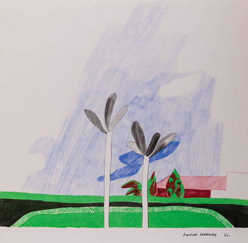California Scene van David Hockney, Afdruk te koop op Singulart