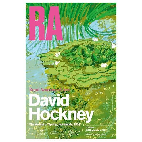 The Arrival of Spring by David Hockney, Four Royal Academy London Posters, $300 OFF NOW, free domestic shipping van David Hockney, Afdruk te koop op Singulart