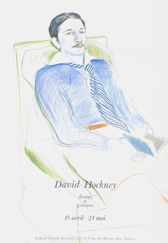 Expo 81 - Galerie Claude Bernard van David Hockney, Afdruk te koop op Singulart