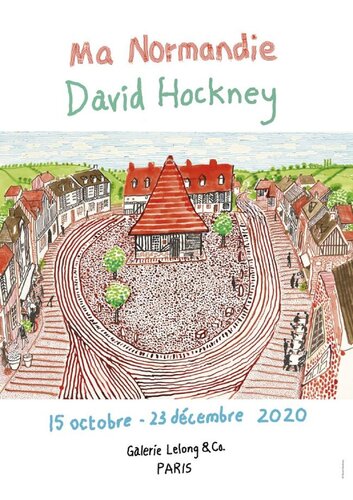 Expo 2020 - Galerie Lelong - Ma Normandie van David Hockney, Afdruk te koop op Singulart