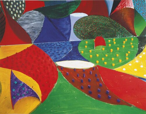 Fifth Detail, March 27, 1995 van David Hockney, Afdruk te koop op Singulart