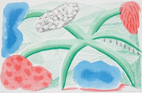 Landscape With Plant van David Hockney, Afdruk te koop op Singulart