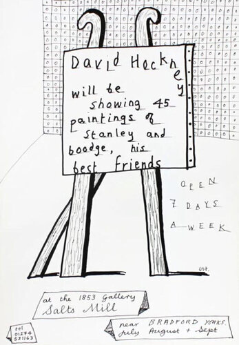 The Dog Show van David Hockney, Afdruk te koop op Singulart