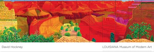 David Hockney A Closer Grand Canyon van David Hockney, Afdruk te koop op Singulart