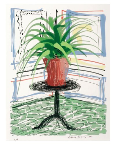 A Bigger Book. Art Edition No. 501–750 'Untitled, 468' van David Hockney, Afdruk te koop op Singulart