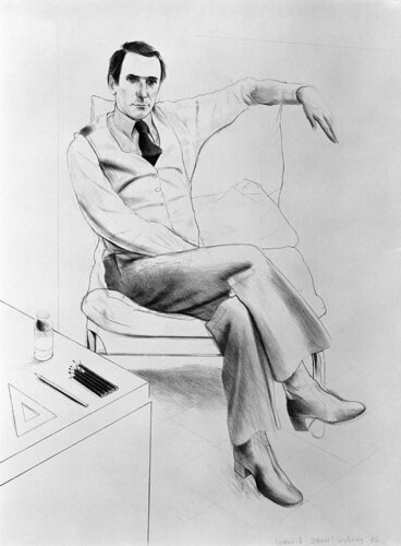 Nicholas Wilder van David Hockney, Afdruk te koop op Singulart