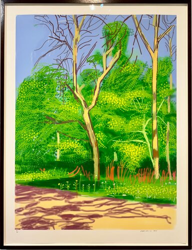 The Arrival of Spring in Woldgate, East Yorkshire 27th April, 2011 van David Hockney, Afdruk te koop op Singulart
