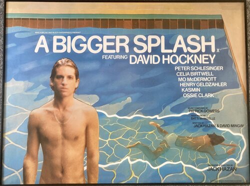 A Bigger Splash' Movie Poster van David Hockney, Afdruk te koop op Singulart