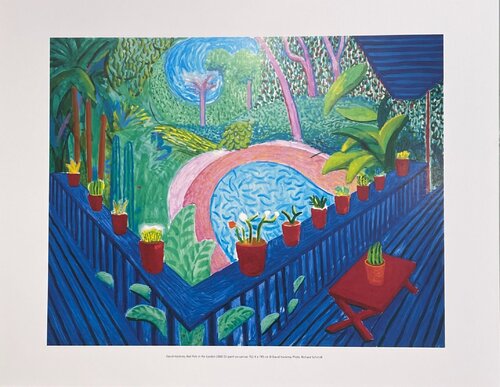 Red Pots in the Garden van David Hockney, Afdruk te koop op Singulart