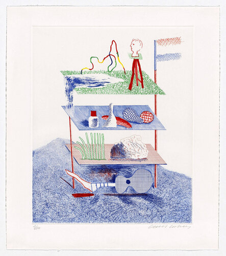 Serenade (The Blue Guitar Series) van David Hockney, Afdruk te koop op Singulart